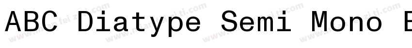 ABC Diatype Semi Mono EduRegular字体转换